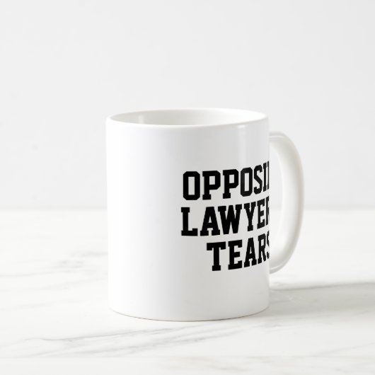 Funny Lawyer Gift Coffee Mok (Voorkant rechts)