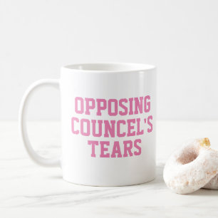 Funny Lawyer Gift voor jurist Pink Coffee Mok