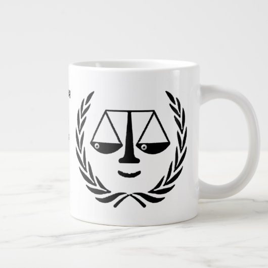 Funny Lawyer Grote Koffiekop (Rechts)