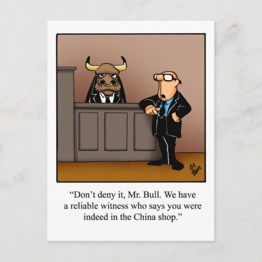 Funny Lawyer Humor Briefkaart (Voorkant)
