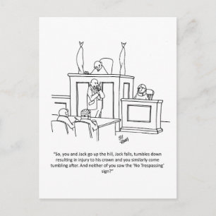 Funny Lawyer Humor Briefkaart