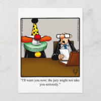 Funny Lawyer Humor Briefkaart