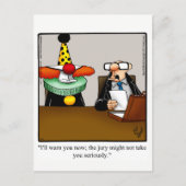 Funny Lawyer Humor Briefkaart (Voorkant)