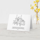 Funny Lawyer Humor Wenskaart Kaart (Gele Bloem)