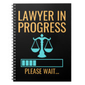 Funny Lawyer Loading Lawyer Afstuderen, Gifts Notitieboek (Voorkant)