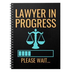 Funny Lawyer Loading Lawyer Afstuderen, Gifts Notitieboek