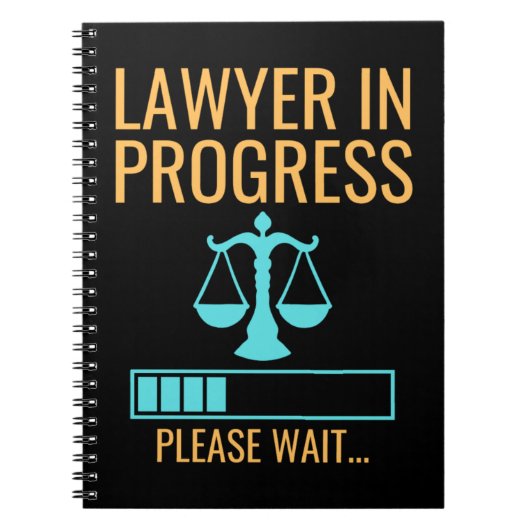 Funny Lawyer Loading Lawyer Afstuderen, Gifts Notitieboek (Voorkant)