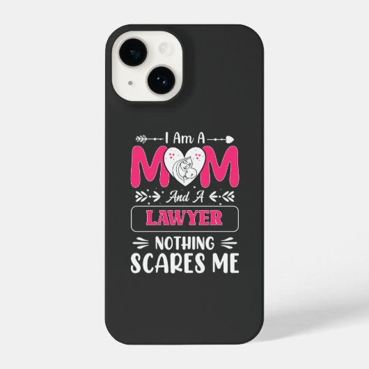 Funny Lawyer Mam, Lawyer Mam Funny iPhone Hoesje (Achterkant)