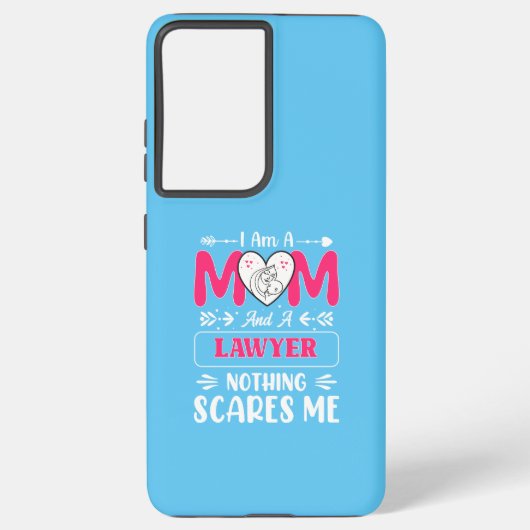 Funny Lawyer Mam, Lawyer Mam Funny Samsung Galaxy Hoesje (Achterkant)