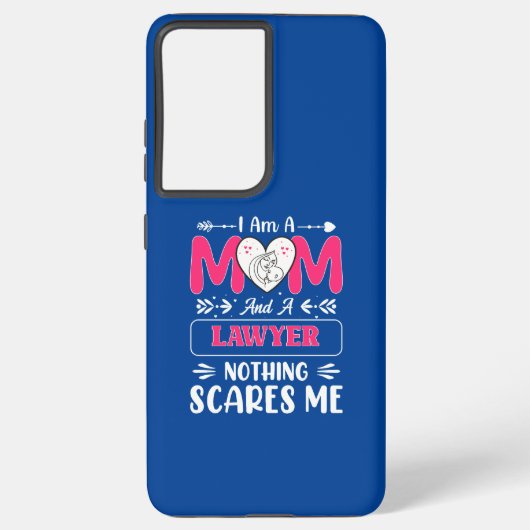 Funny Lawyer Mam, Lawyer Mam Funny Samsung Galaxy Hoesje (Achterkant)