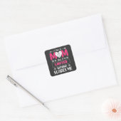 Funny Lawyer Mam, Lawyer Mam Funny Vierkante Sticker (Envelop)