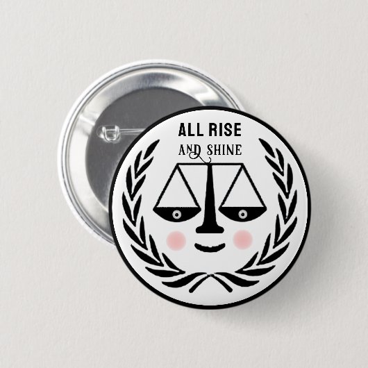 Funny Lawyer Novelty Gift Button (Voorkant /achterkant)