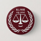 Funny Lawyer Novelty Gift Button (Voorkant)