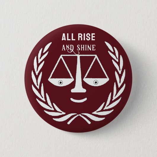 Funny Lawyer Novelty Gift Button (Voorkant)