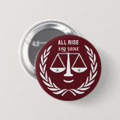 Funny Lawyer Novelty Gift Button (Voorkant /achterkant)