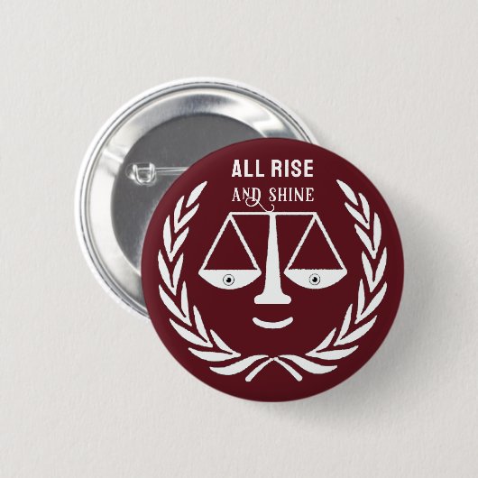 Funny Lawyer Novelty Gift Button (Voorkant /achterkant)