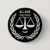 Funny Lawyer Novelty Gift Button (Voorkant)