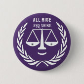 Funny Lawyer Novelty Gift Button (Voorkant)