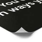 Funny lawyer quote personalized graduation  poster (Hoek)