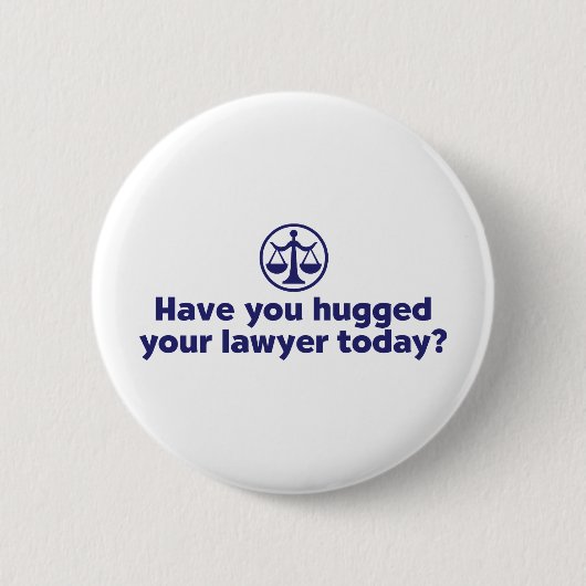 Funny Lawyer Ronde Button 5,7 Cm (Voorkant)