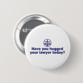 Funny Lawyer Ronde Button 5,7 Cm (Voorkant /achterkant)