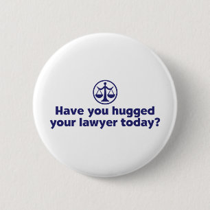 Funny Lawyer Ronde Button 5,7 Cm