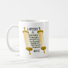 Funny Lawyer's Mok. Advocaat Koffiemok