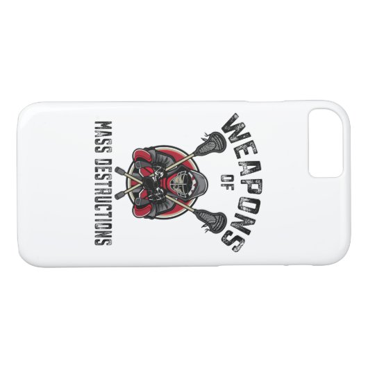 Funny Lax Shirten Mannen Meisjes Lacrosse Case-Mate iPhone Case (Achterkant (Horizontaal))