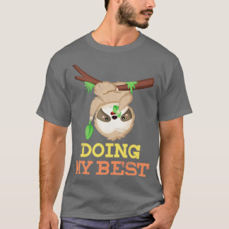 Funny Lazy Animal Gift Sloth T-shirt