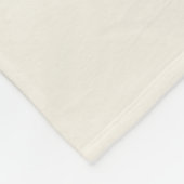 Funny Lazy Binge Watching Quote Personalized Cream Fleece Deken (Hoek)