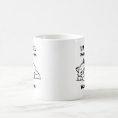 Funny Lazy Cat Coffee Mug | Custom I’m Awake Koffiemok (Center)