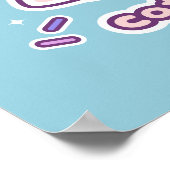 Funny Lazy Cat Pun Poster (Hoek)