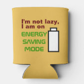 Funny Lazy Geeky Blikjeskoeler (Achterkant)