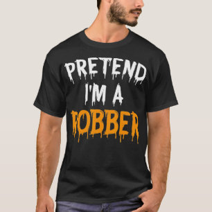 Funny Lazy Halloween Costume Gift Pretend, ik ben  T-shirt