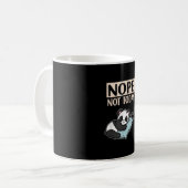 Funny Lazy Panda Gift Nope niet vandaag Panda Koffiemok (Voorkant links)