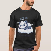 Funny Lazy Panda T-Shirt (Voorkant)