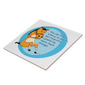 Funny Lead a Horse to Water Tegeltje (Zijkant)