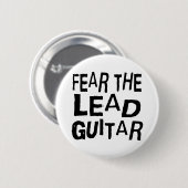 Funny Lead Guitar Ronde Button 5,7 Cm (Voorkant /achterkant)