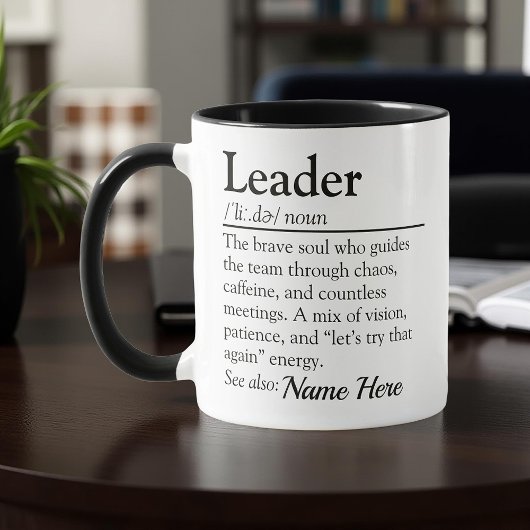 Funny Leader Definition Personalized Appreciation Mok