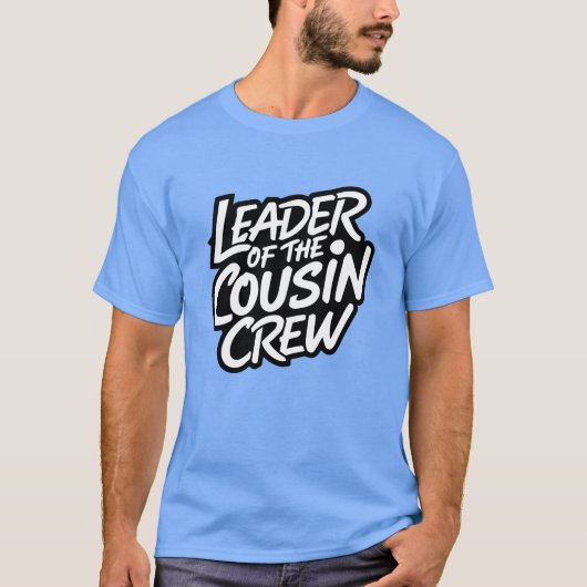 Funny Leader van de neef Crew Sarcastische Humor M T-shirt (Voorkant)