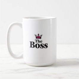 Funny Leadership Coffee Mug with Crown for Him Koffiemok