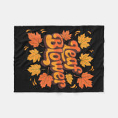 Funny Leaf Blower Fall Costume Couple Halloween Ma Fleece Deken (Voorkant (Horizontaal))