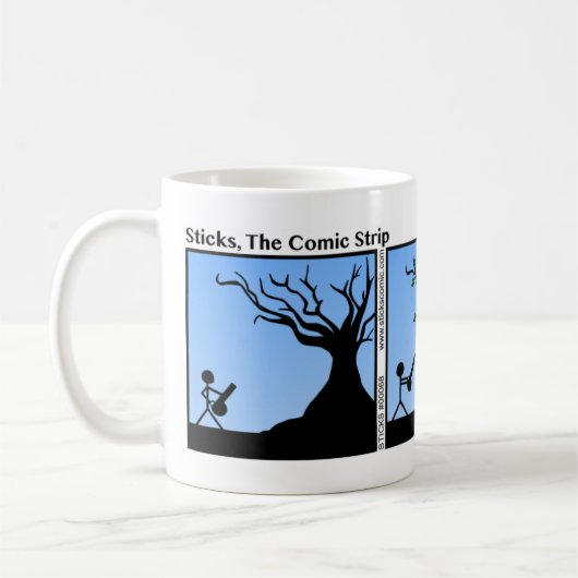 Funny Leaf Blower Stickman Mok - 068 (Links)