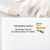 Funny Leaping Pickle Sorry Can't Pickleball Etiket (Insitu)