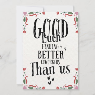 Funny Leaving Kaart voor Mannen Vrouwen, Humoristi