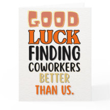 Funny Leaving Kaart voor Mannen Vrouwen, Humoristi