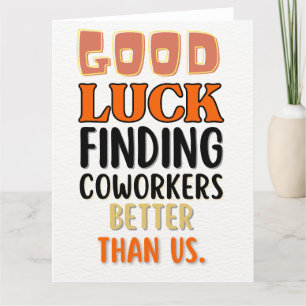 Funny Leaving Kaart voor Mannen Vrouwen, Humoristi