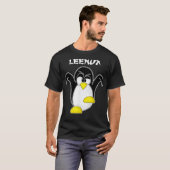 Funny Leenu Tu Linu Penguin Programmer Developer T-shirt (Voorkant volledig)