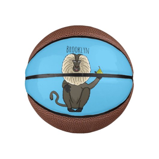 Funny leeuwse makaap cartoon basketbal (Voorkant)