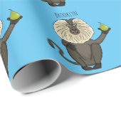 Funny leeuwse makaap cartoon cadeaupapier (Rol Hoek)